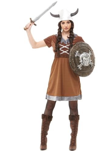 Disfraz Vikinga Mujer Talla S - Juguetilandia