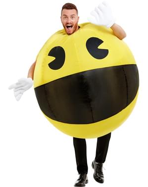 Oppblåsbar Pac-Man kostyme til voksne