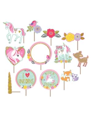 Kit photobooth licorme - Pretty Unicorn