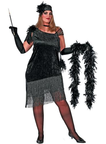 plus size flapper dress