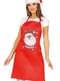 Red Christmas tree apron
