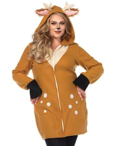 Plus size Christmas reindeer costume for women