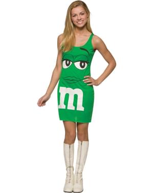 גרין M & Ms שמלת למבוגרים תלבושות