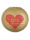 Kulisty papierowy lampion Serce - Love You
