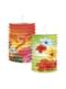 2 faroles flamenco Hawai (16cm) - Hibiscus
