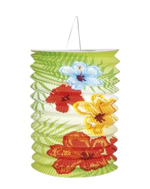 2 lyktor flamingo hawaii (16 cm) - Hibiscus