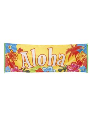 Banderole hawaïen aloha - Hibiscus