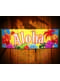 Banderole hawaïen aloha - Hibiscus