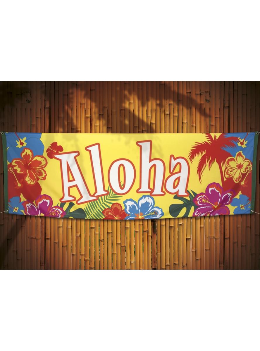 Aloha Hawaii Flagge - Hibiscus