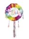 Flerfarvet Happy Birthday Piñata