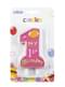 1 roze My 1st Birthday kaars