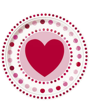 8 lautasta sydämillä ja polkkapilkuilla – Radiant Hearts