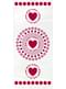 20 sachets cellophane cœurs et pois - Radiant Hearts
