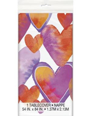 Nappe cœur aquarelle - Watercolour Hearts