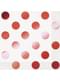 16 cocktail servetten met rode metallic polka dot (13x13 cm) - Rood Folie Programma