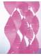Cortina de flecos de papel crepe rosa