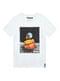 T-shirt Fortnite Hamburguer branca infantil