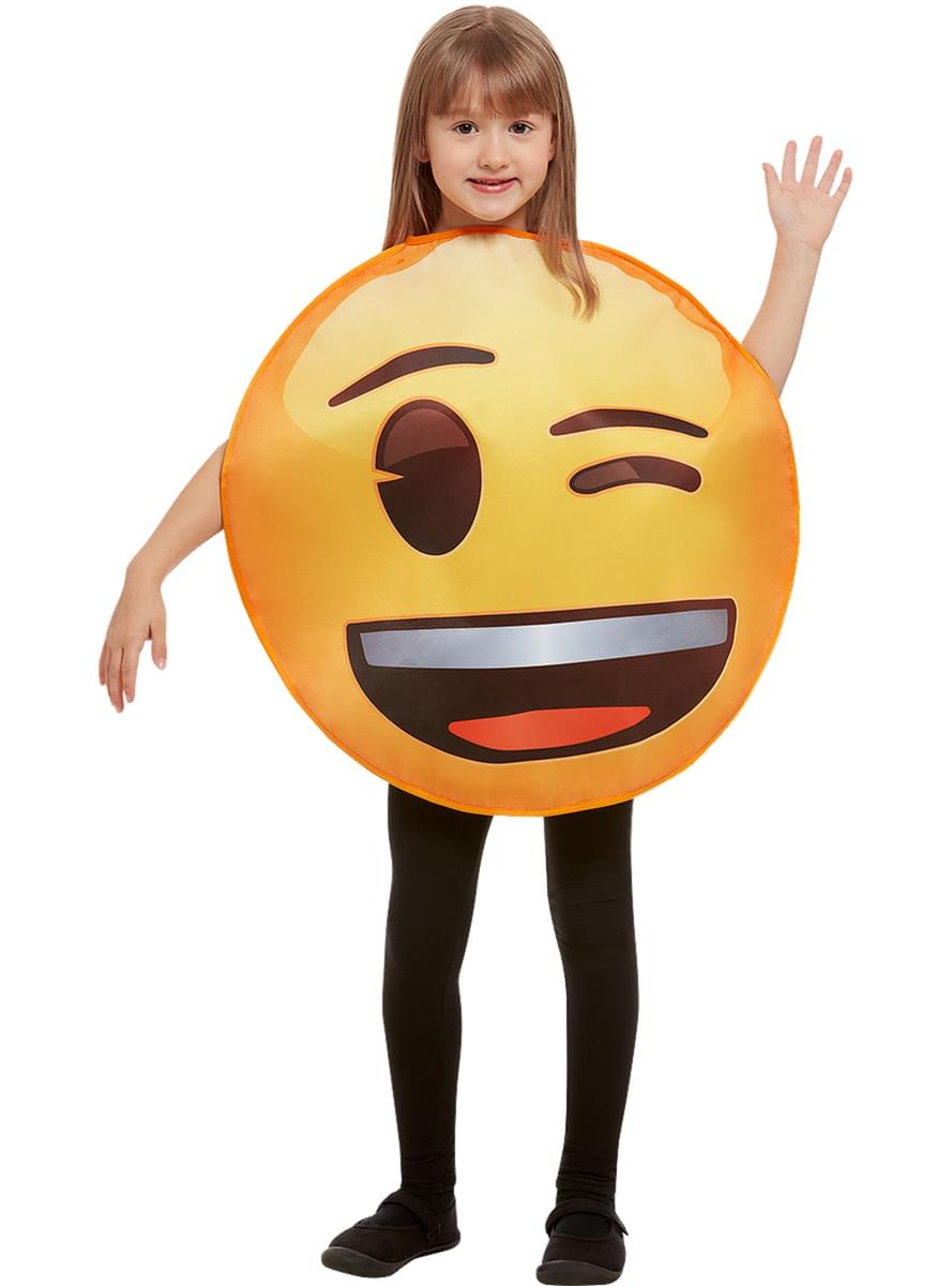 Emoji mengedip Kostum untuk anak-anak