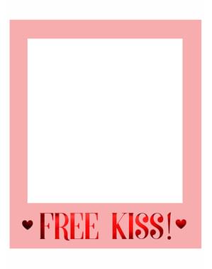 Безкоштовний поцілунок гігантські фоторамки - Валентина колекції