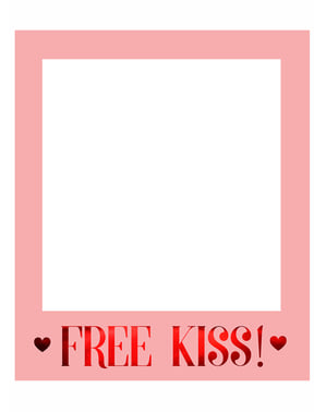 Moldura para fotografia “Free Kiss” Valentine Collection