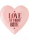 6 Sydämenmuotoista Love At First Bite -Jälkiruokalautasta – Valentine Collection