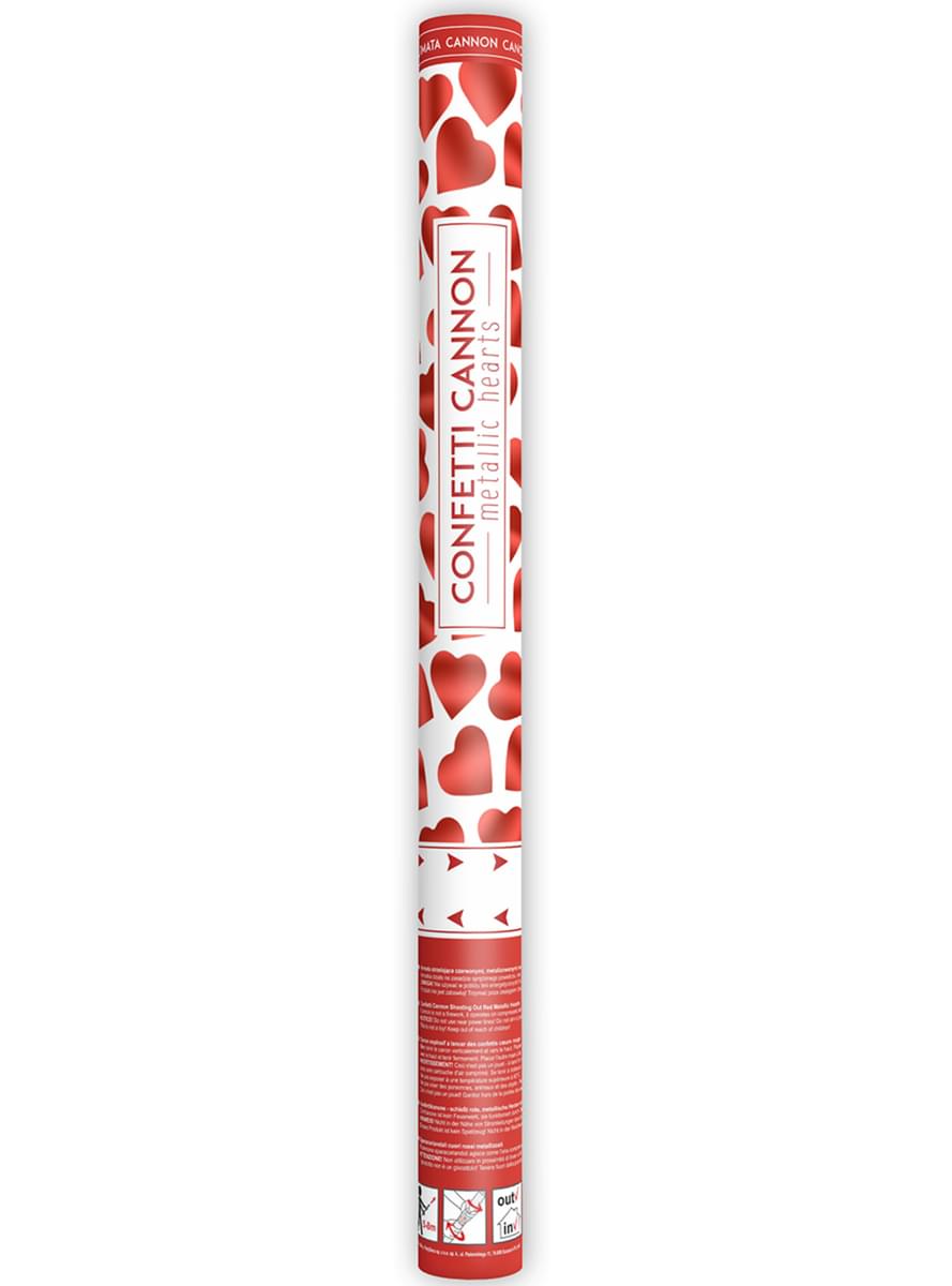Canhão de confete de corações - Valentine Collection
