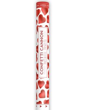 Metallic Hearts Confetti Cannon - Valentine Collection