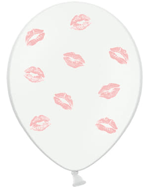 Set Balon Dengan Kisses Pink