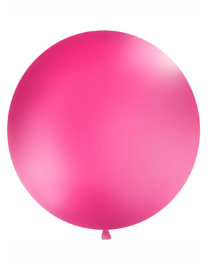 Milzu karstā rozā balons