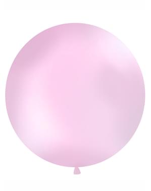 Ballon géant rose pastel