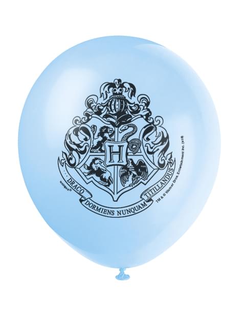 8 globos variados Harry Potter (30cm) - Hogwarts Houses. Entrega