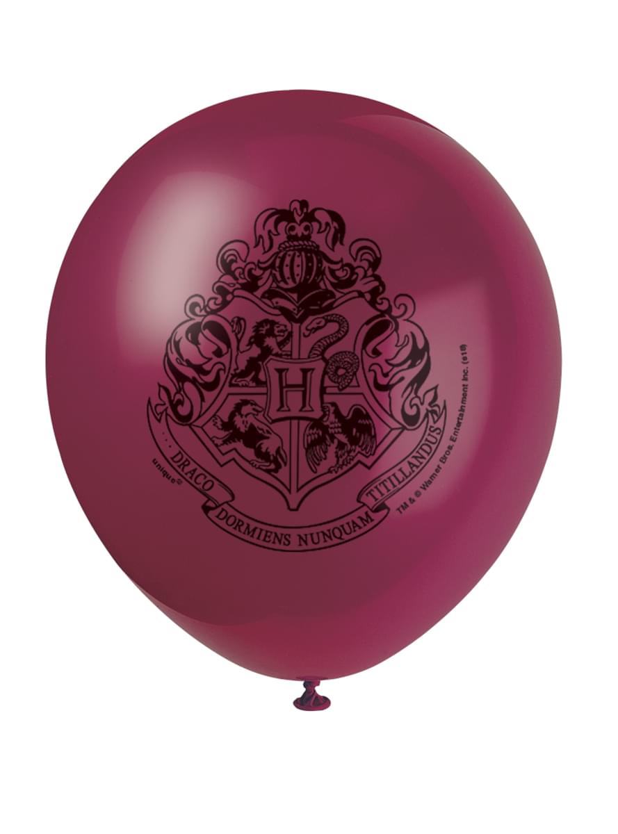 8 db Harry Potter léggömb (30 cm) - Hogwarts Houses