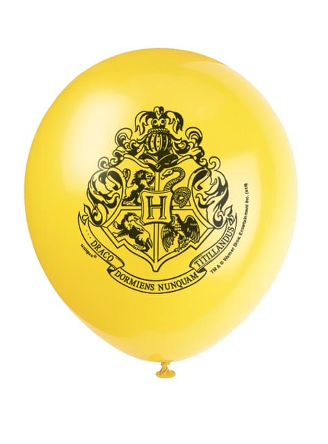 8 palloncini vari Case di Hogwarts- Harry Potter (30 cm). Consegna express