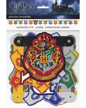 Guirnalda Happy Birthday Harry Potter - Hogwarts Houses