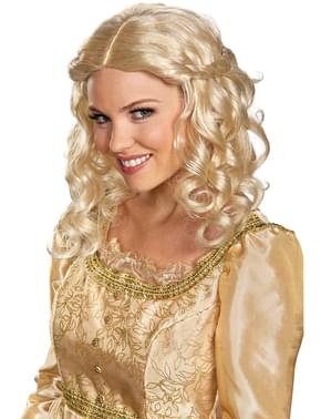 Peluca de Aurora Maléfica adulta