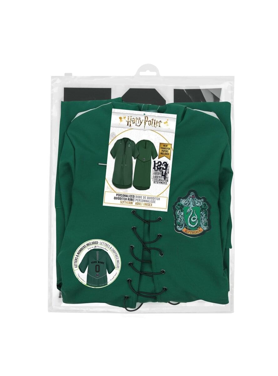Robe Harry Potter Slytherin Quidditch för barn (officiell replika Collectors)