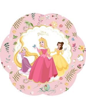 4 Çiçek Set Büyülü Disney Prensesleri Tabak Seti - Gerçek Prenses