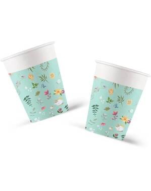 Set med 8 muggar med De magiska Disney prinsessorna - True Princess