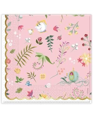 20 Magische Disney Prinsessen servette (33x33 cm) - Ware Prinses