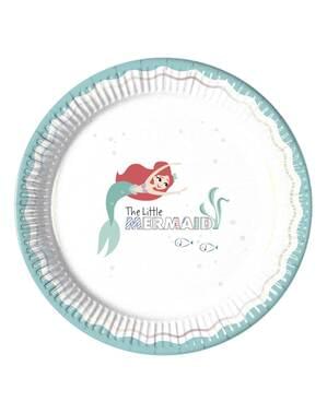 8 Den Lille Havfrue Tallerkne (23 cm) - Ariel Under the Sea