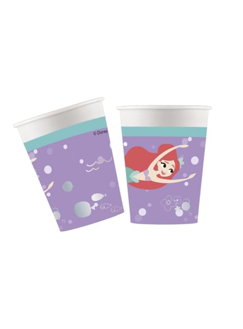 8 muggar med Lilla Sjöjungfrun - Ariel Under the Sea