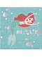 20 The Little Mermaid Napkin (33x33 cm) - Ariel Under the Sea