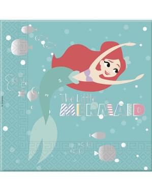 20 Den Lille Havfrue Serviette (33x33 cm) - Ariel Under the Sea