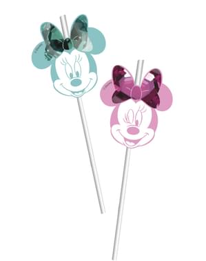 6 sugrör med Mimmi Pigg - Minnie Party Gem