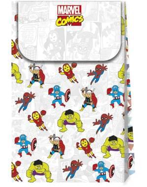 Set 4 The Avengers party tašek – Avengers Pop Comic