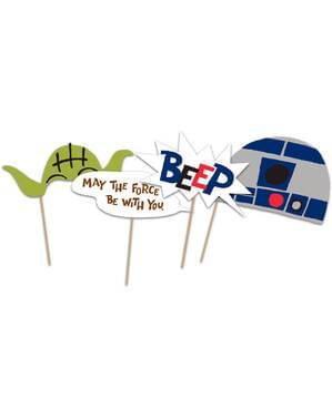 6 accessoires photocall Star Wars amusant -  Star Wars Paper Cut