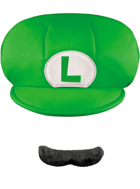 Luigi pet en snor set voor kinderen