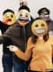 Emoji Ansiktsmasker - Sett med 6