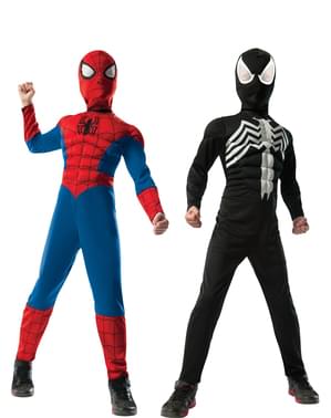 Costume da Ultimate Spiderman reversibile da bambino