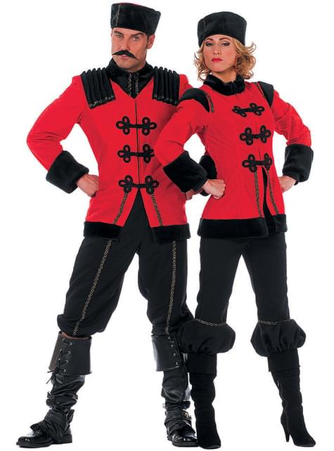 Red cossack costume for women. The coolest | Funidelia